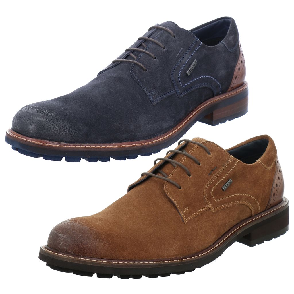 Josef Seibel Herren Halbschuhe Schnürschuhe Jasper 52 24752-TE16, Größe:46 EU, Farbe:Blau
