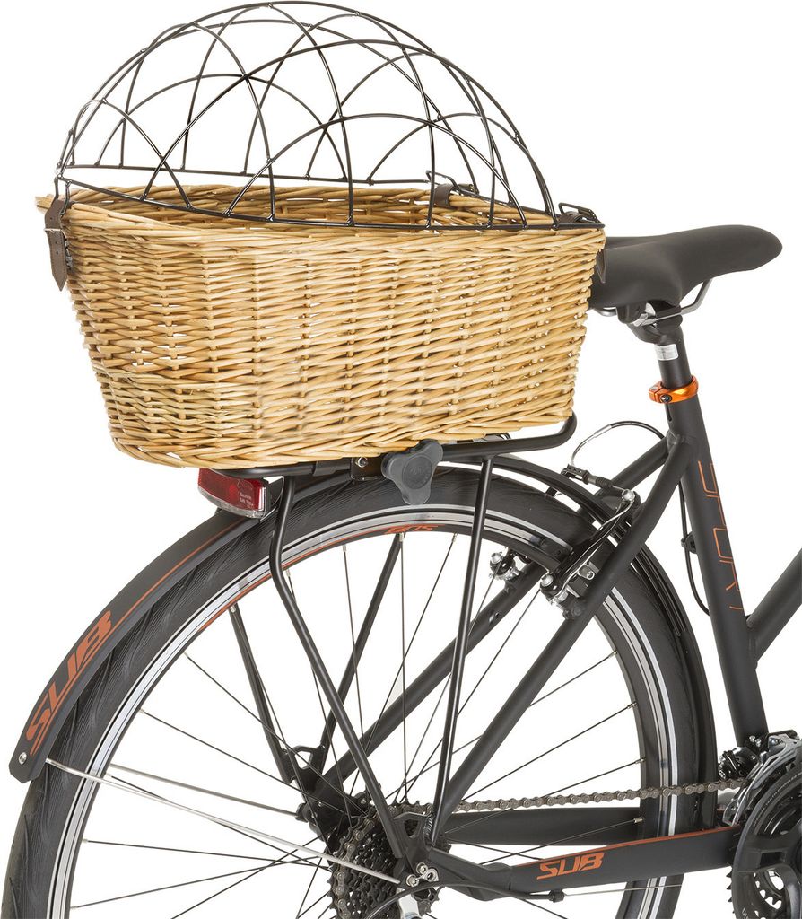 Fahrradkorb hinten, Carrier Top, braun, 43,5 x 31 x 22 cm Produktbild 