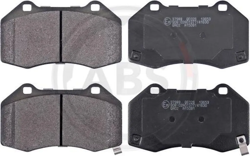Kit plaquettes de frein A.B.S. 37988 avec témoin d'usure pour Corsa D E