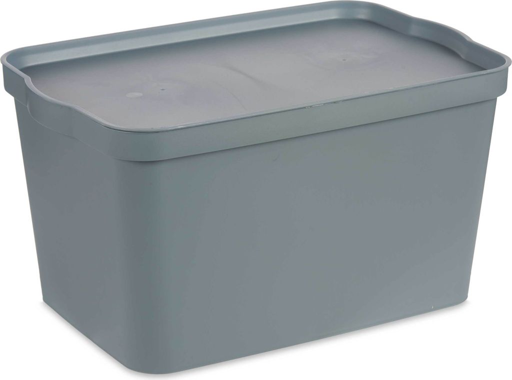 Pojemnik z pokrywą zamykany COMPACT, 24 l Zdjęcie produktu 