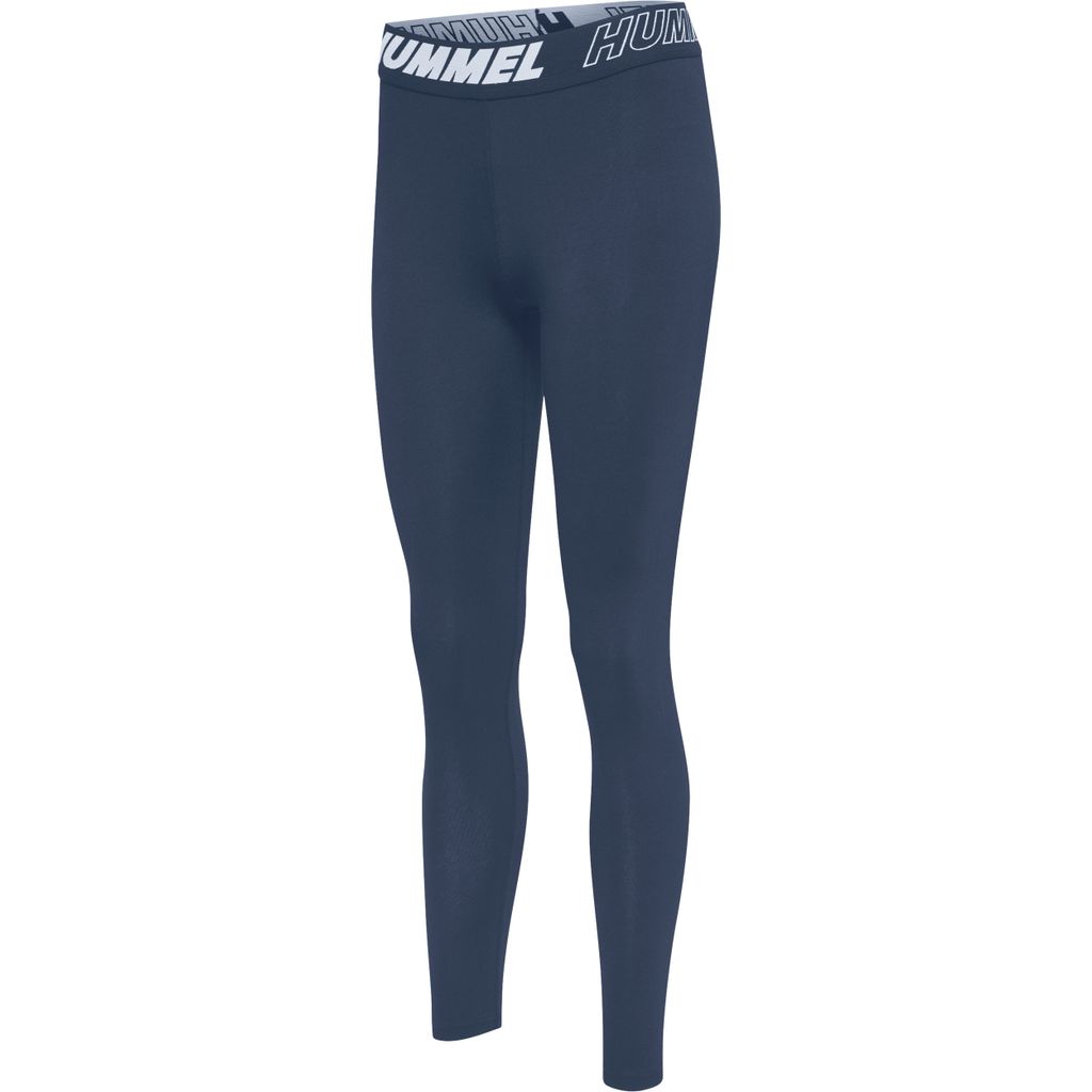 HUMMEL hmlTE MAJA MID WAIST Baumwolle TIGHTS, INSIGNIA BLUE, XS