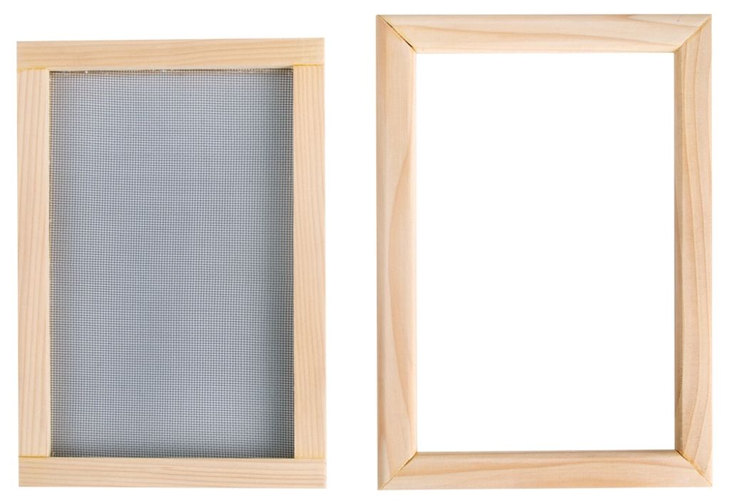 Rayher Papierschöpfrahmen Set 2-teilig 21x30 cm für kreatives Basteln