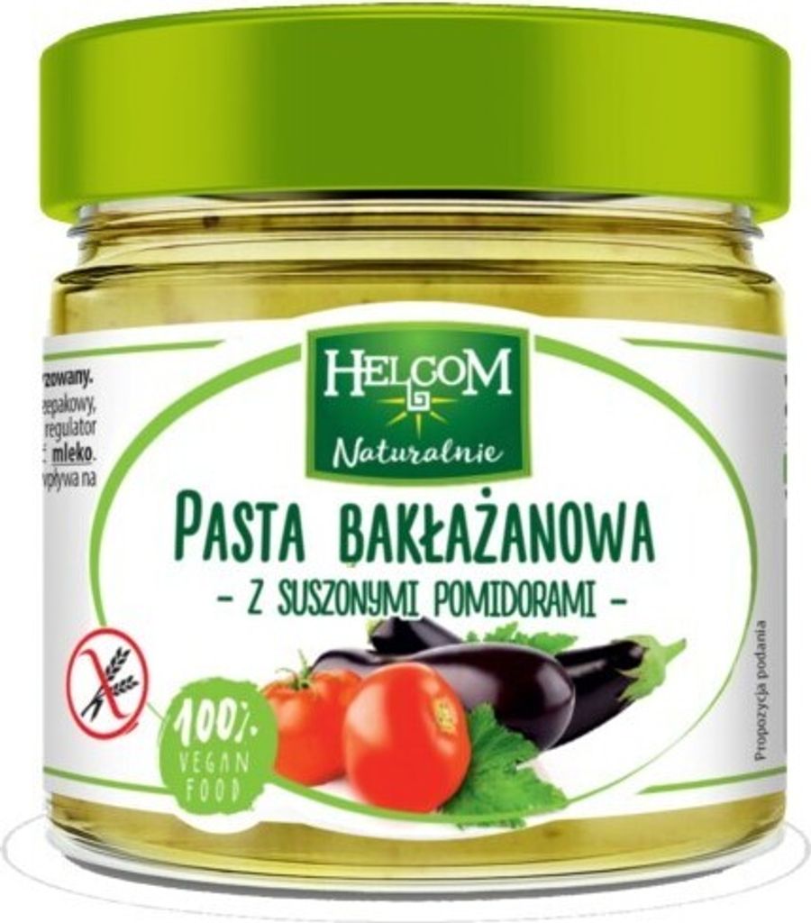 Helcom Pasta Bakłażan Suszone Pomidory 190 g