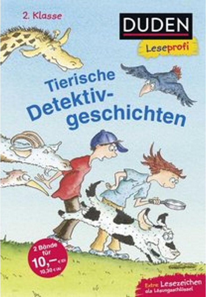 Duden Leseprofi - Tierische Detektivgeschichten, 2. Klasse Immagine del prodotto 