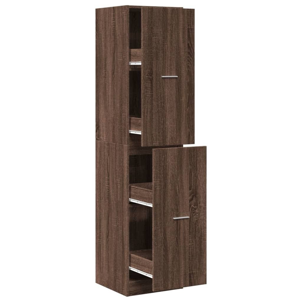 vidaXL Lekárnička dubový vzhľad 40x41x174,5 cm materiál na Obrázok produktu 