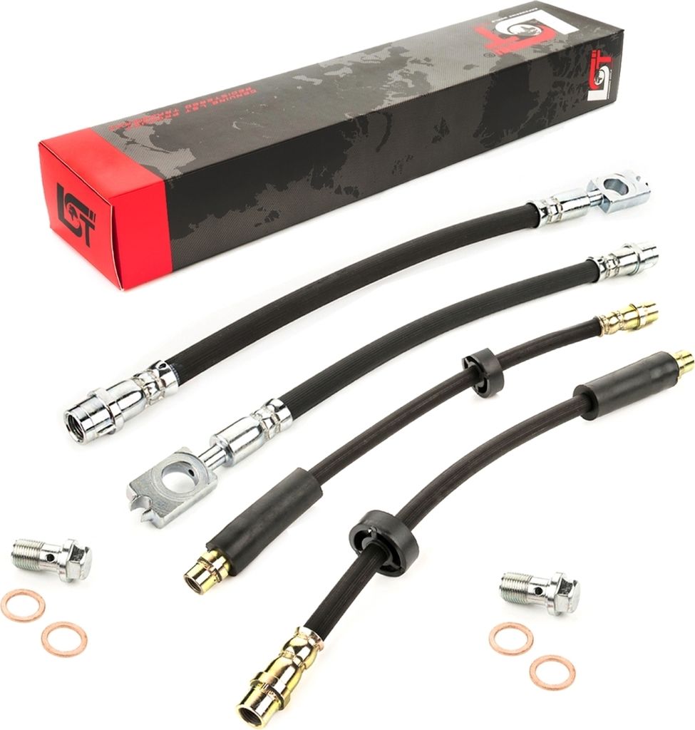 4x Bremsschlauch Bremsleitung vorne hinten für AUDI A4 B6 B7 CABRIO SEAT EXEO 3R