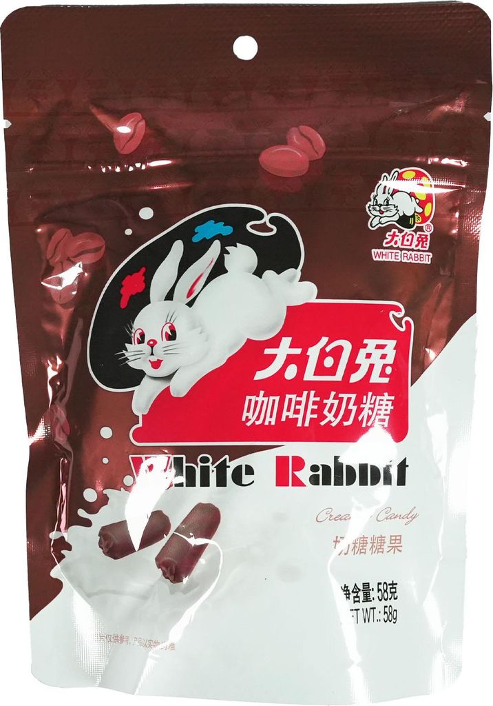 White Rabbit Creamy Candy Kaffee Geschmack 58g Produktbild 