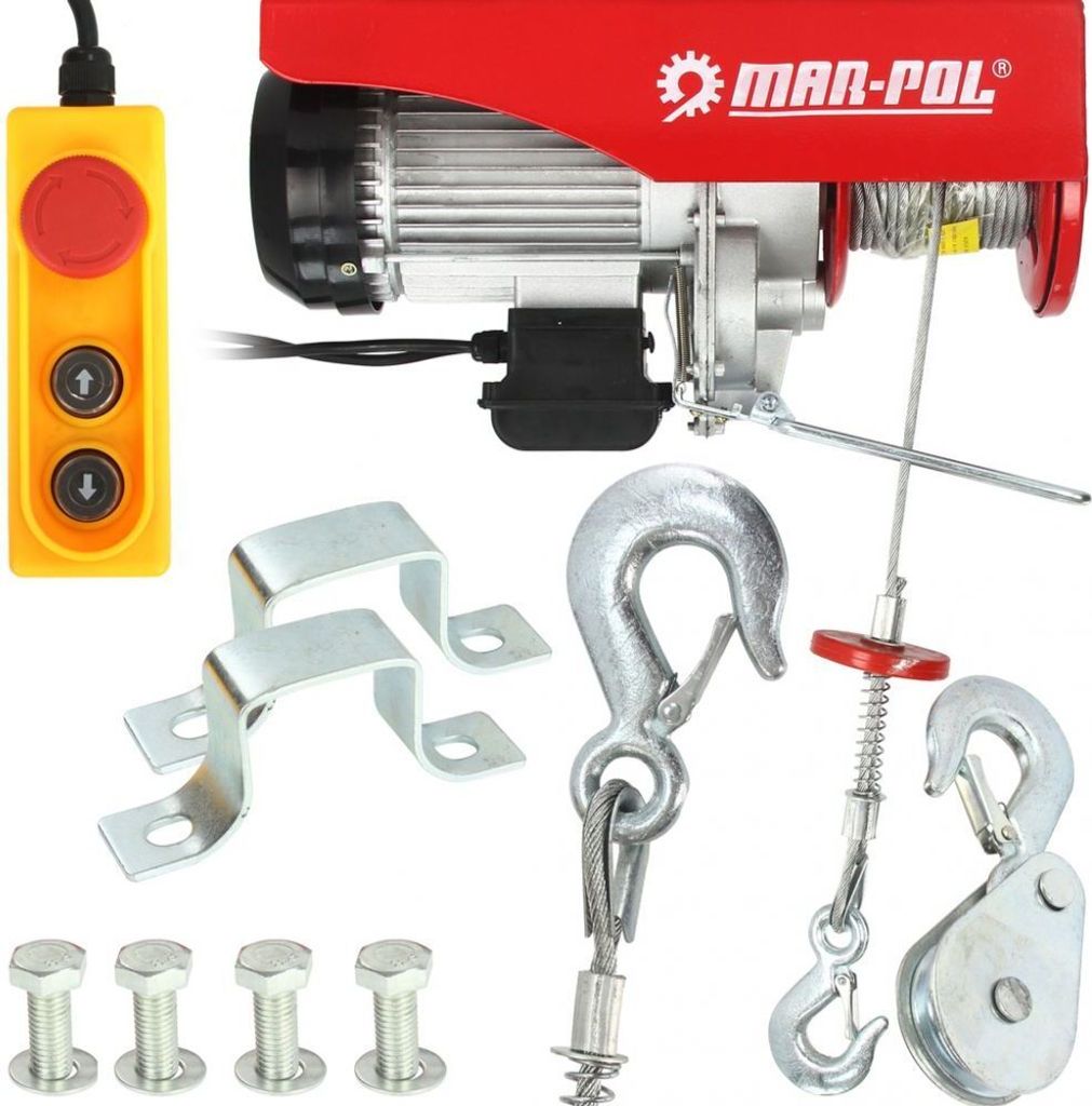 Wciągarka elektryczna 500/1000kg/mar-pol