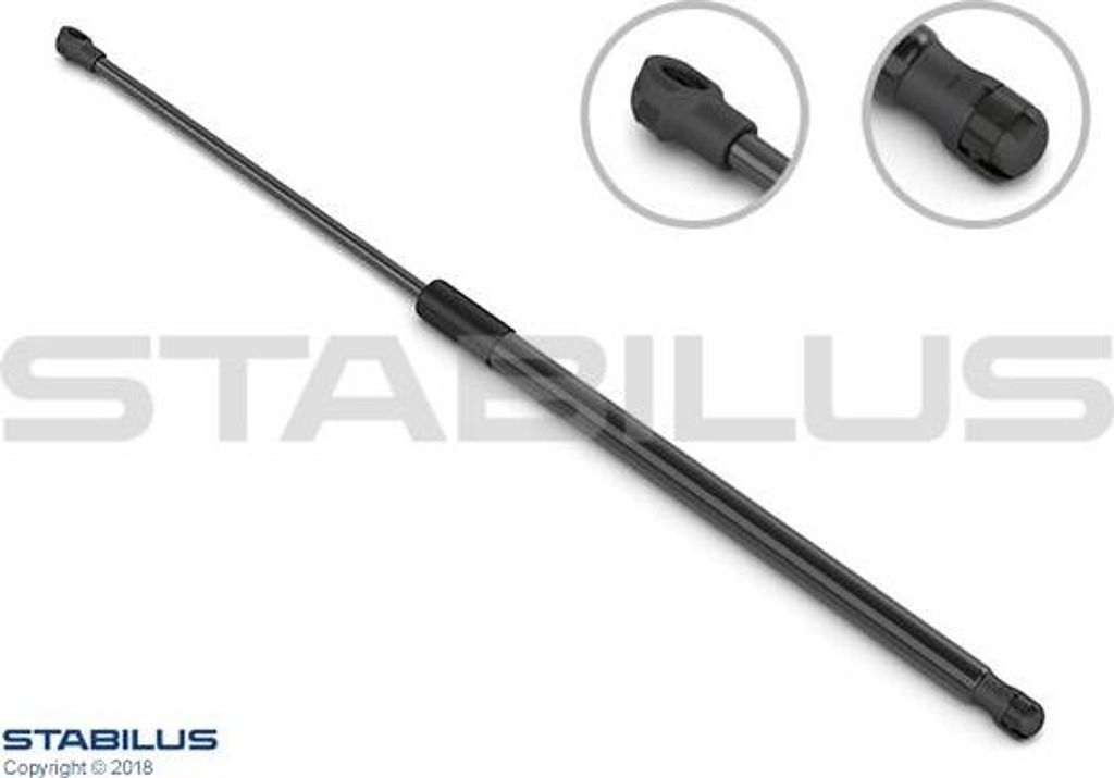 STABILUS 141522 Gasdruckdämpfer, Kofferraum/Laderaum OE 1K9827550A kompatibel mit Golf V, Golf VI