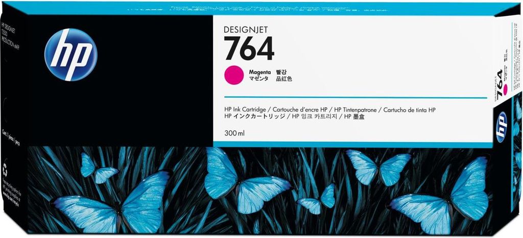 HP 764 - 300 ml - Magenta - original - Tintenpatrone Produktbild 