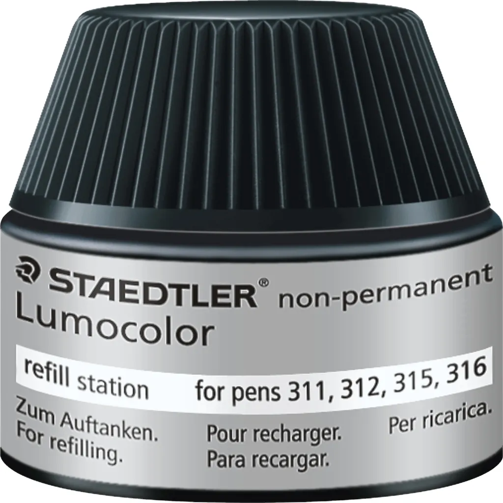 Recharger vos Feutres Noirs Staedtler 487 15-9 Lumocolor Facilement