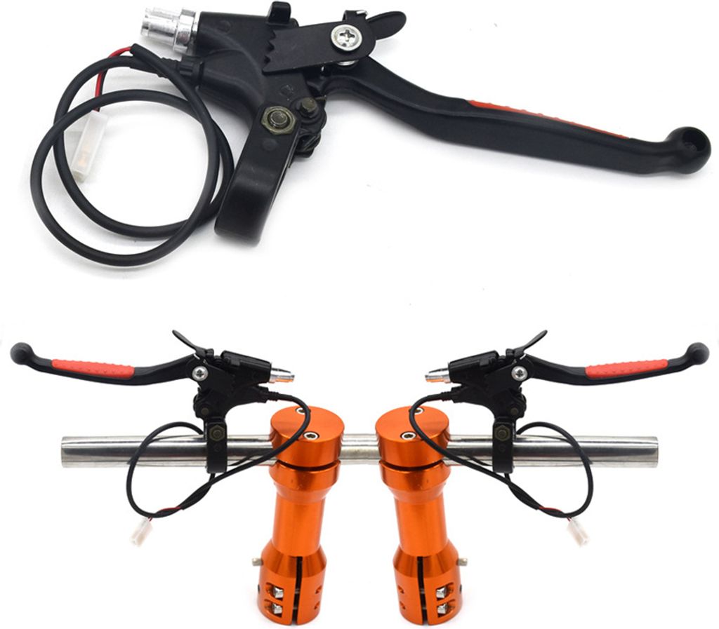 1 Paar Aluminium-Park-Power-Cut-Elektrofahrrad Links Rechts Bremshebel