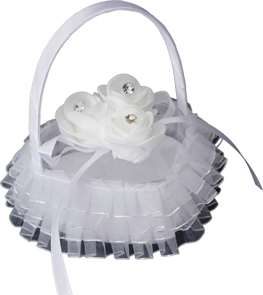 Ehering Ring Kissen Rosen Bogenknoten Blume Rüste Spitze Halten Ring exquisit Hochzeit eleganter Spitzenschmuck Hülle Hochzeitsrequelle-G