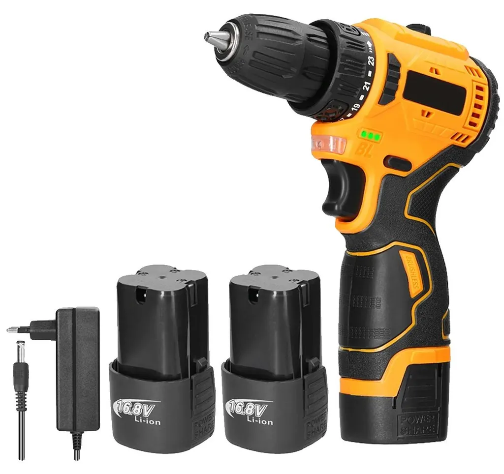 Visseuse sans fil pour travaux maison moteur Brushless 55 Nm kit complet