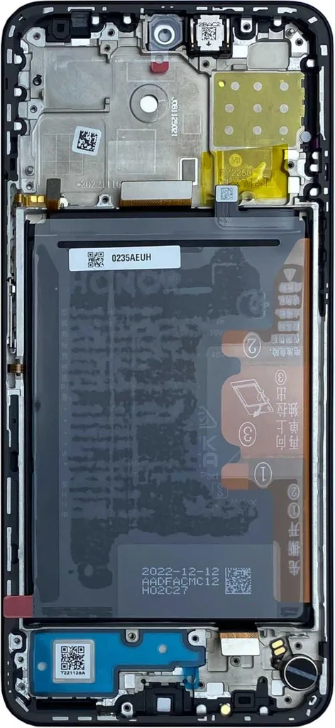 Bloc Complet Écran et Batterie pour Honor X8a Noir avec Châssis LCD - 3