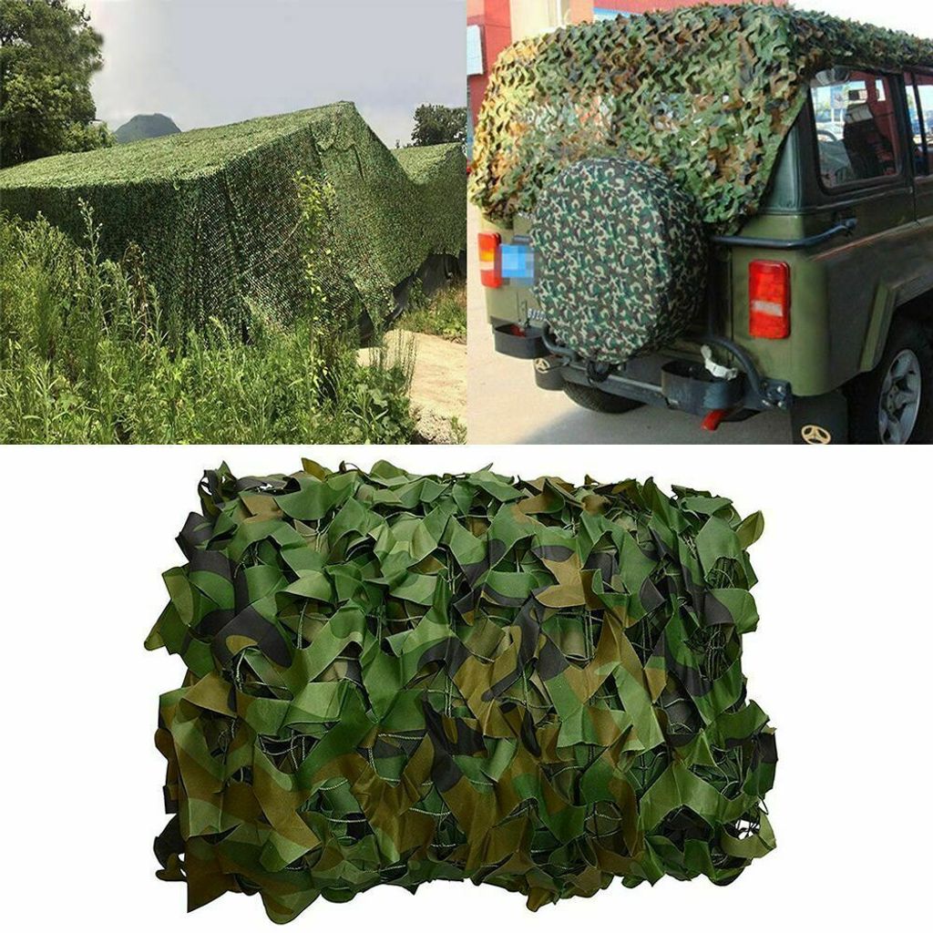 4X5M Tarnnetz Verstecken Armee Army Netz Camo Camping Jagd Tarnung Camouflage DE 