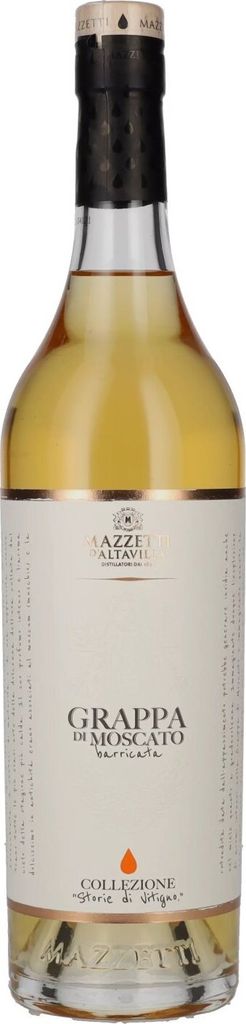 Mazzetti D'Altavilla Grappa di Moscato Collezione 43% Vol. 0,7l in Geschenkbox