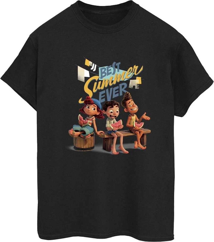 Disney - "Best Summer Ever" T-Shirt für Damen BI30827 (M) (Schwarz)