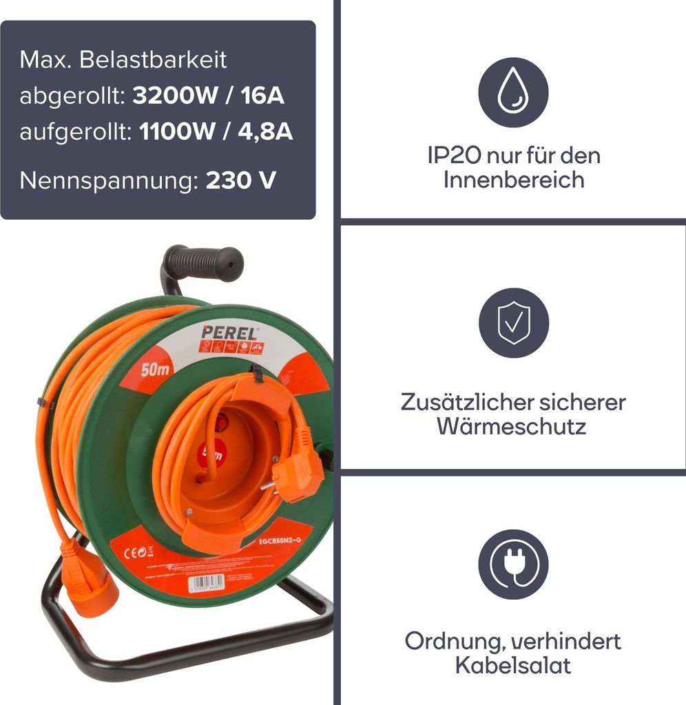 Perel Kabeltrommel, Innenbereich, Produktbild 4