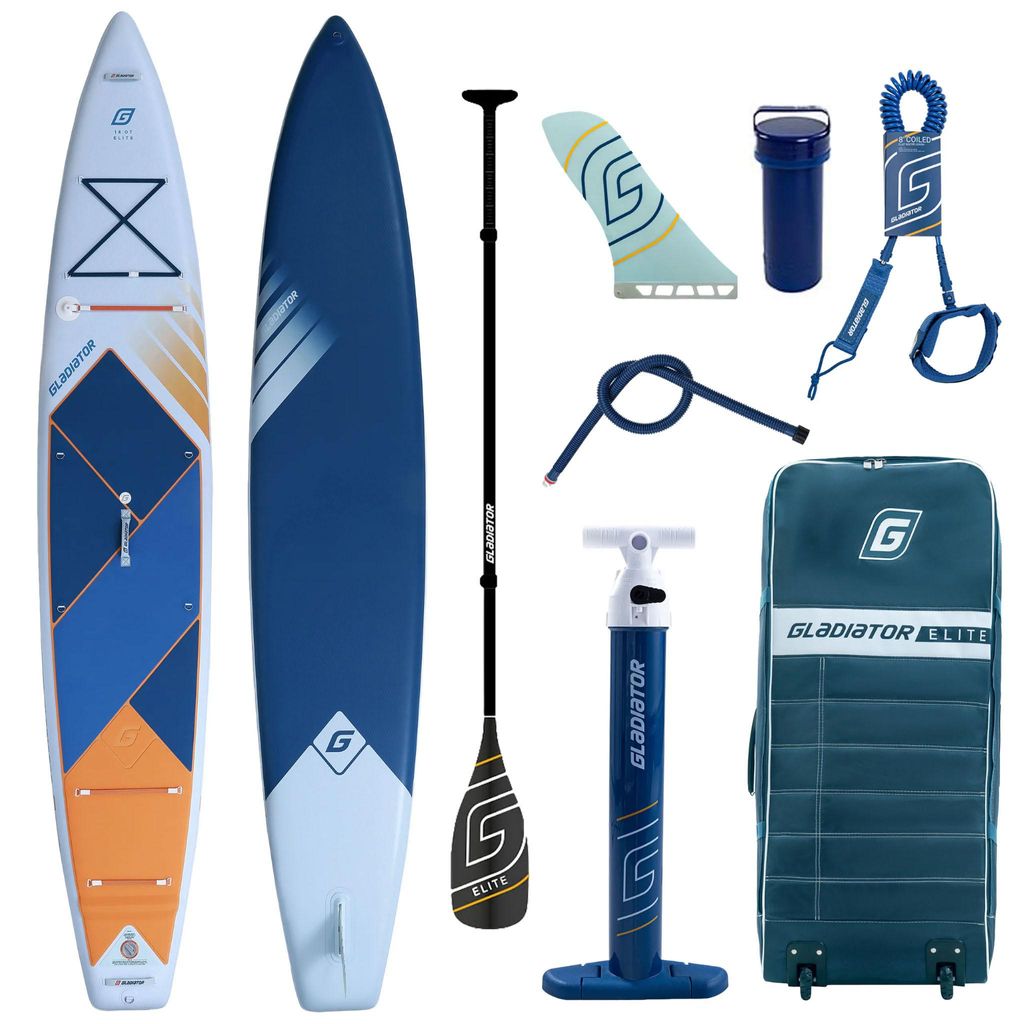 Gladiator ELITE 14' turistické SUP doska 2026 Carbon – Obrázok produktu 