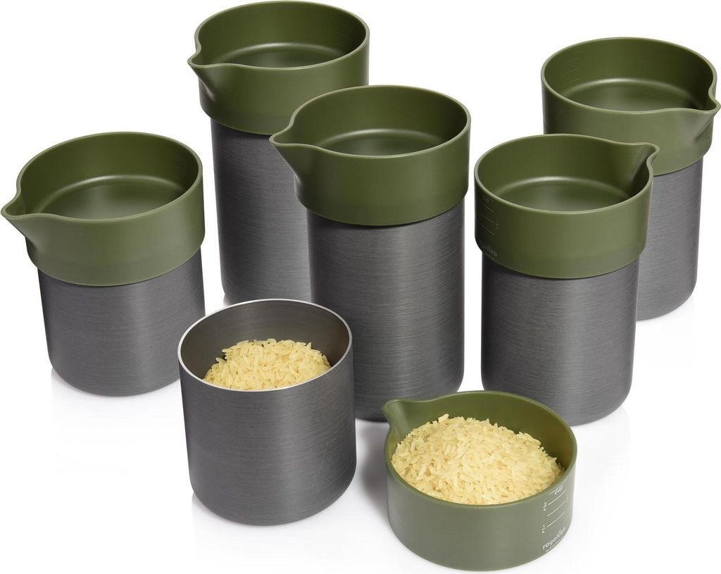 Royal VKB Aufbewahrungsbecher mit Messskala 6er Set