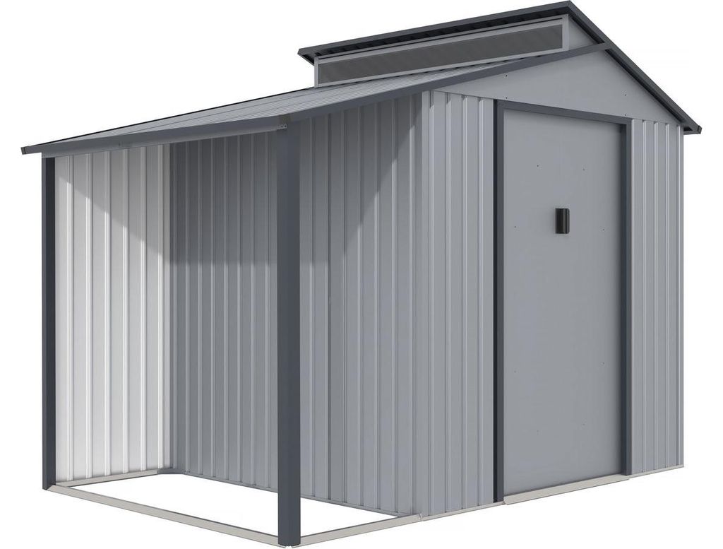 Abri de jardin métal avec pergola "Madras" - 9.12 m² - 257 Image du produit 