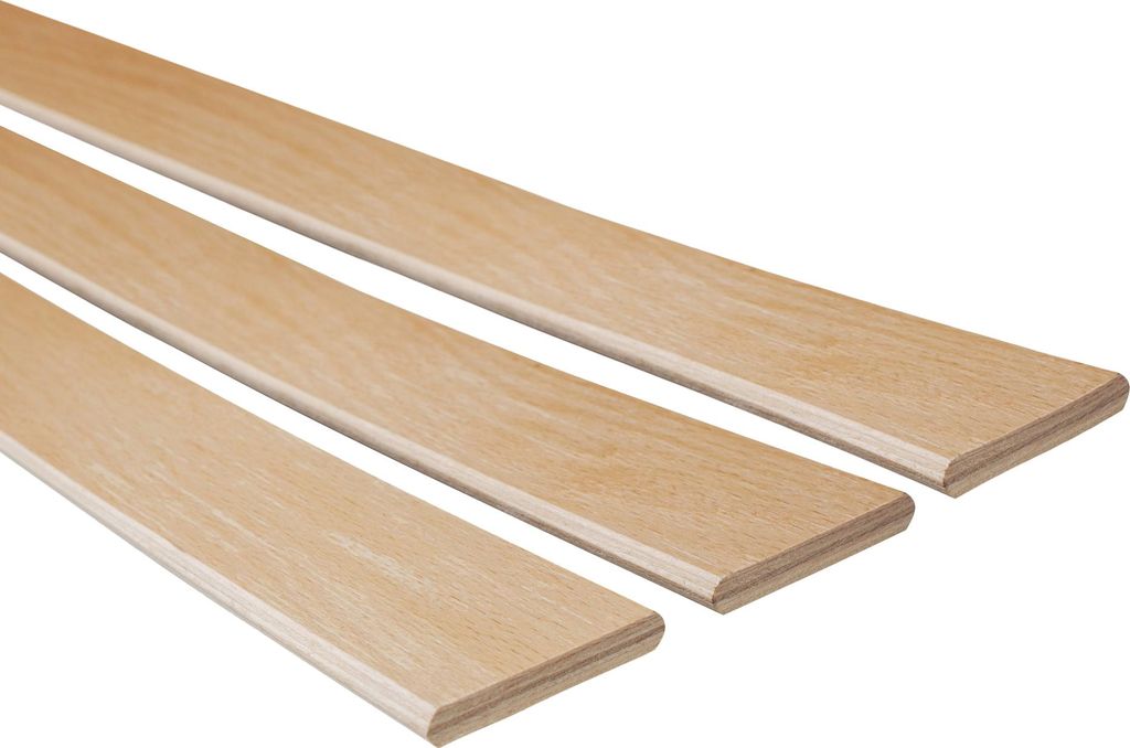 Sada 5 ks bukových lišt pre posteľ s dĺžkou 70 cm Obrázok produktu 
