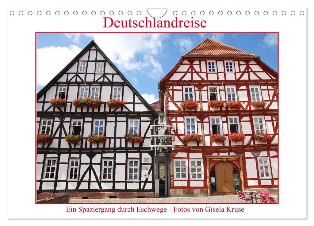 Deutschlandreise - Ein Spaziergang durch Eschwege (Wandkalender 2027 DIN A4 quer), CALVENDO Monatskalender