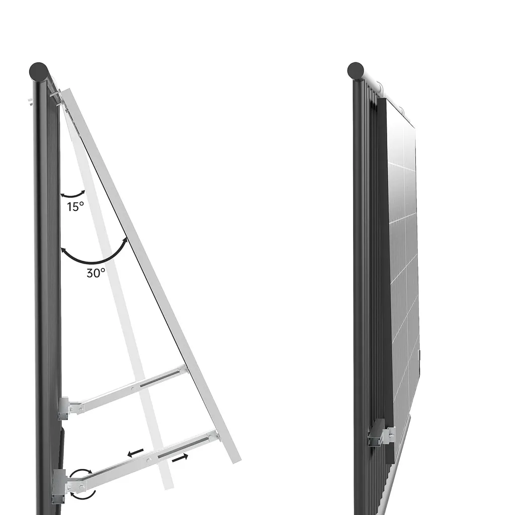 Structure Solaire pour Station de Balcon et Toit avec Angle Variable - 4