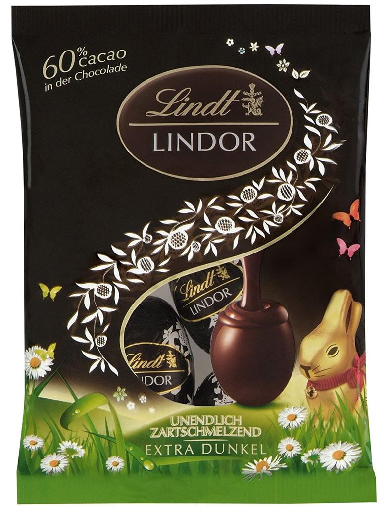 Lindt Lindor Dark vejce 5 jednotlivě balených velikonočních Obrázek produktu 