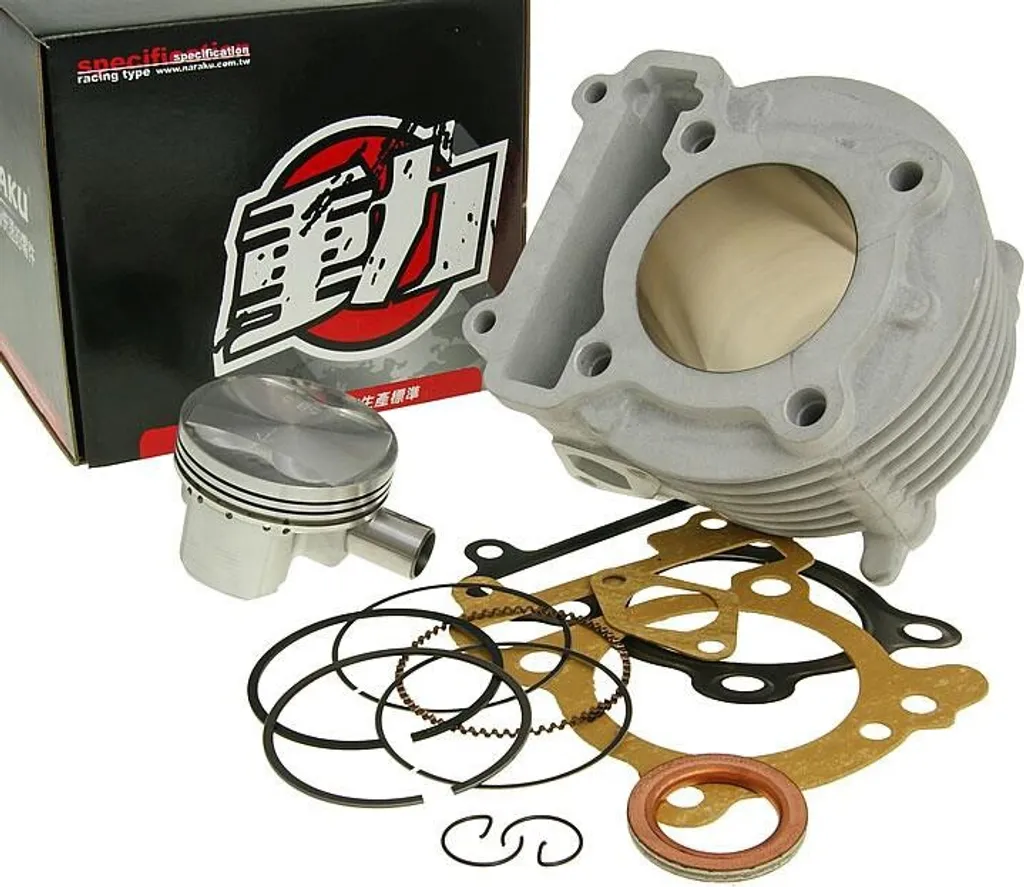 Naraku Zylinderkit 155cc Yamaha Cygnus Alu - 4V 5ML Haute Performance