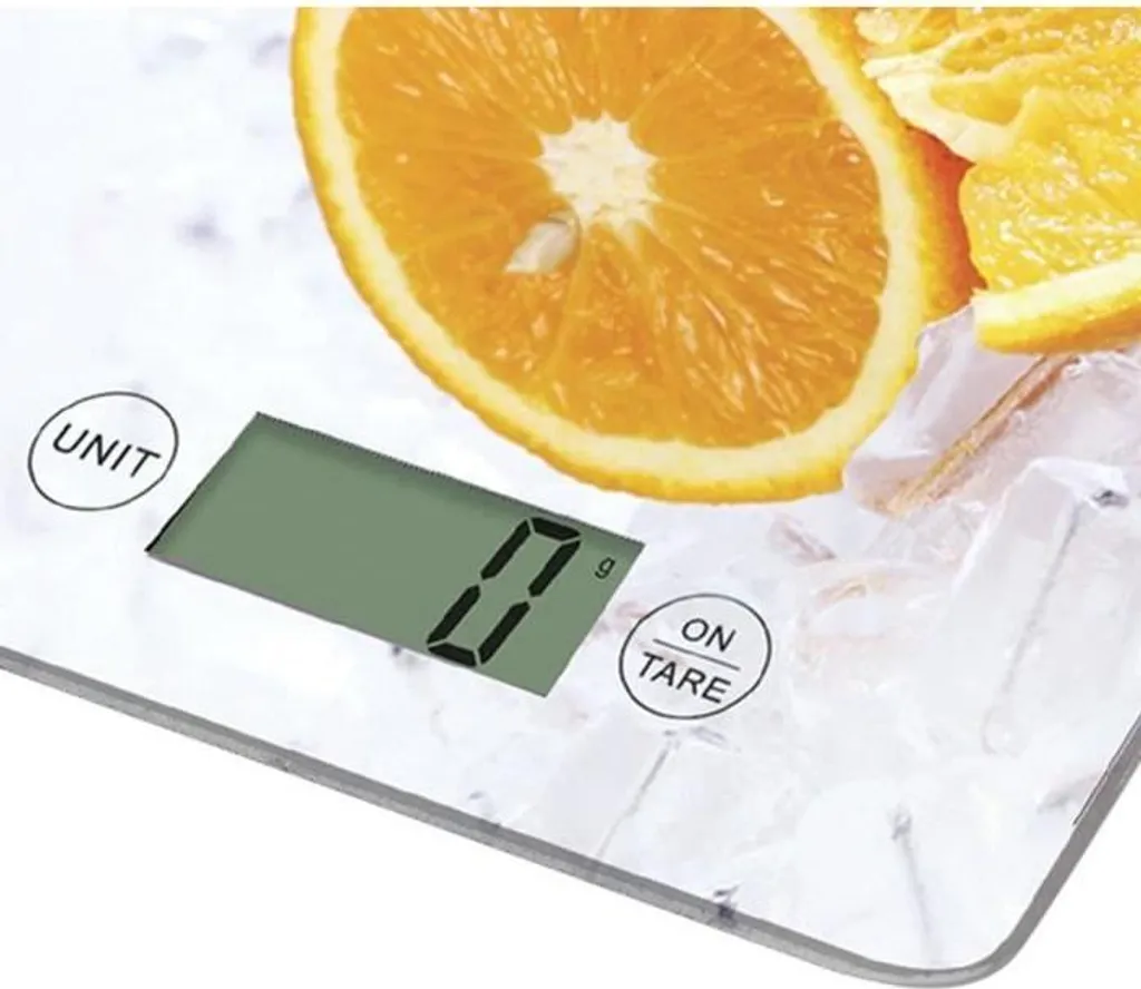 Bilancia per Dolci Slim Arancione 5kg | Vetro Temperato Precisa 1g