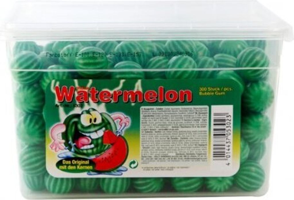 Gomma da masticare Gomma da masticare all'anguria acida 300 Immagine del prodotto 