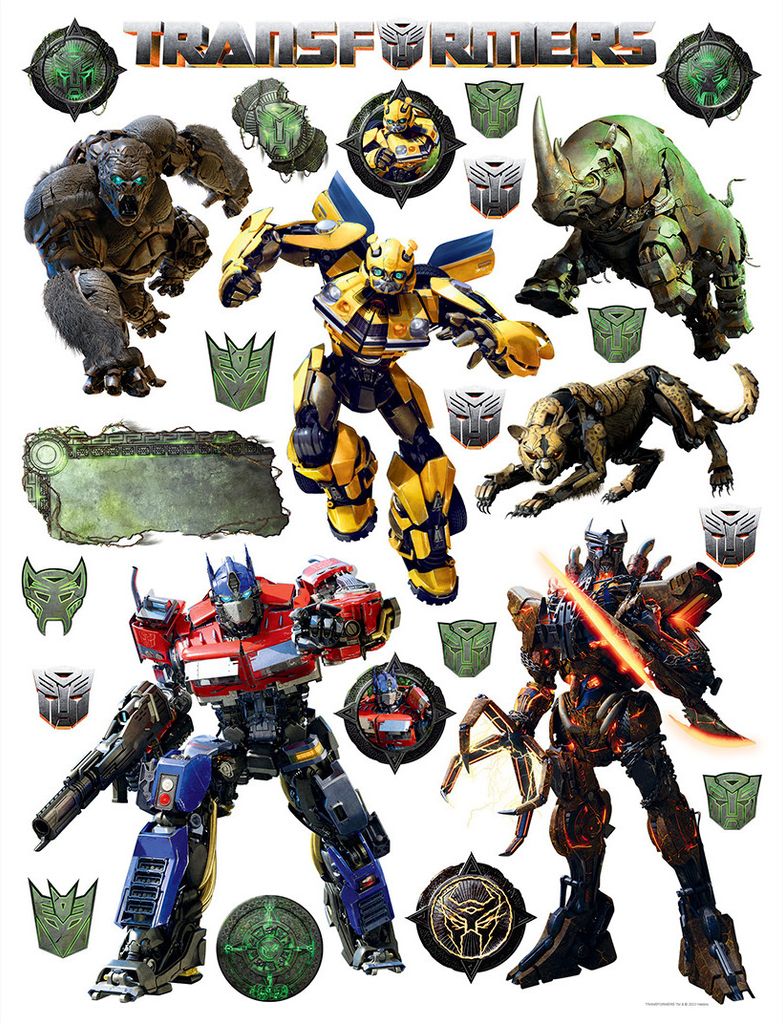 Sanders & Sanders sticker mural Transformers gris - 601413 Image du produit 