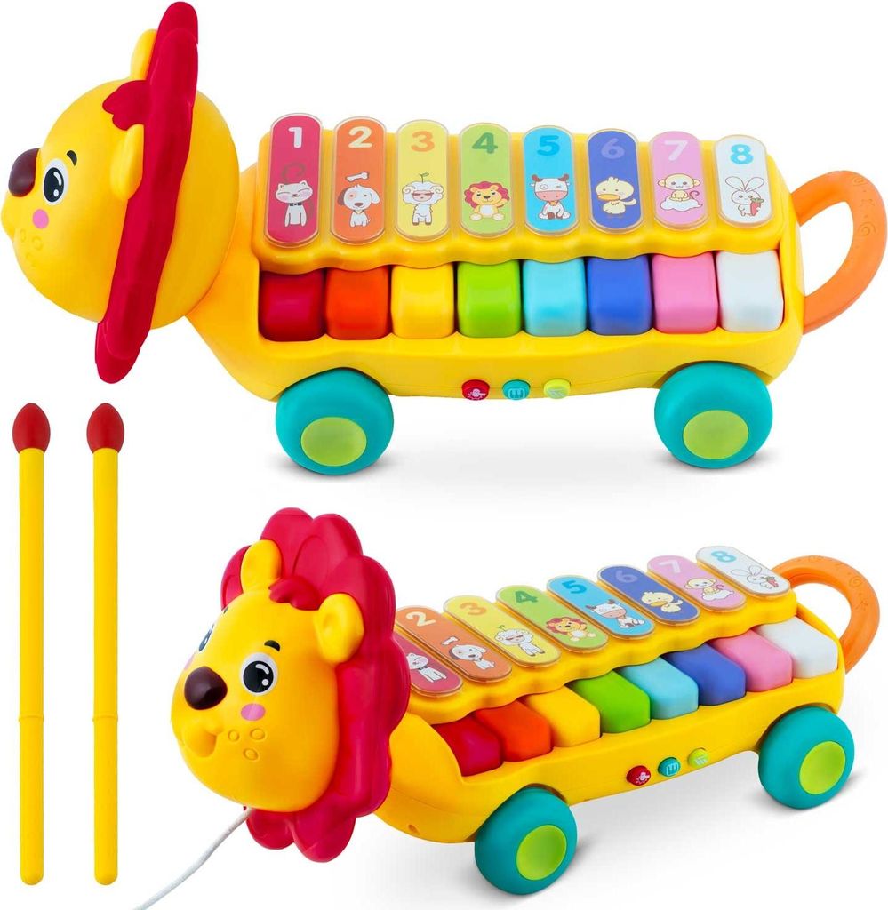 Vzdelávacia hračka cimbal, xylofón Lion RK-740 Ricokids Obrázok produktu 