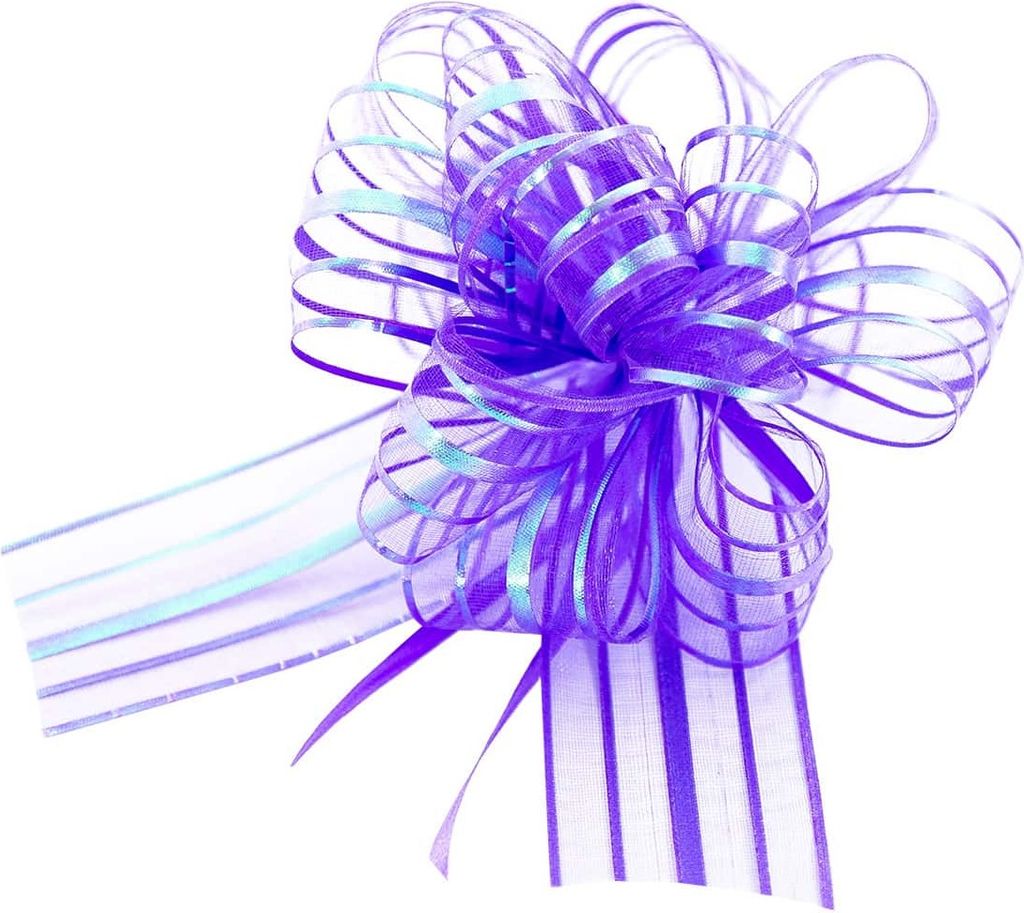 Oblique Unique Geschenkschleife mit Geschenkband Groß Deko Produktbild 