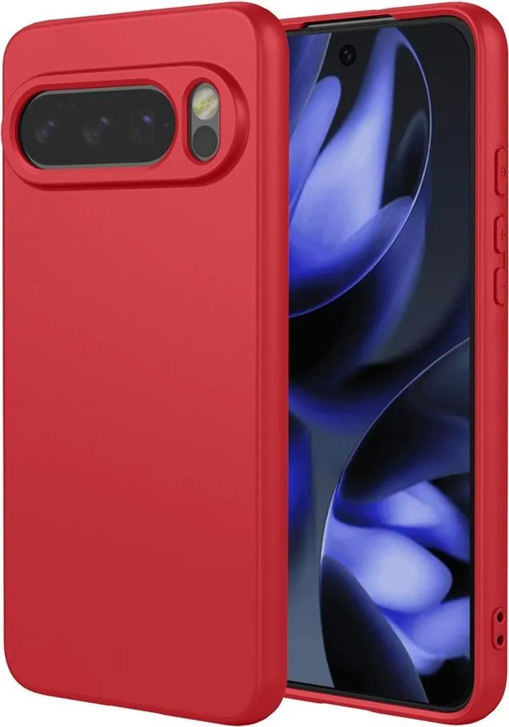 Custodia Protettiva Pixel 10 Pro Rosso | Silicone Phonesta Soft Silk