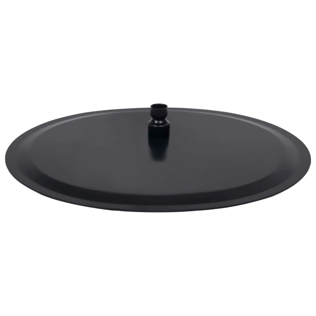 Soffione Doccia vidaXL 40cm Acciaio Inox Nero - Offerta Imperdibile - 3
