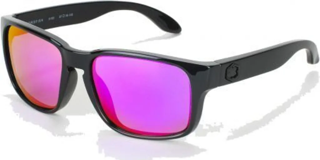 Lunettes de soleil Espadon Noir Brillant - Verres noirs et monture UV400