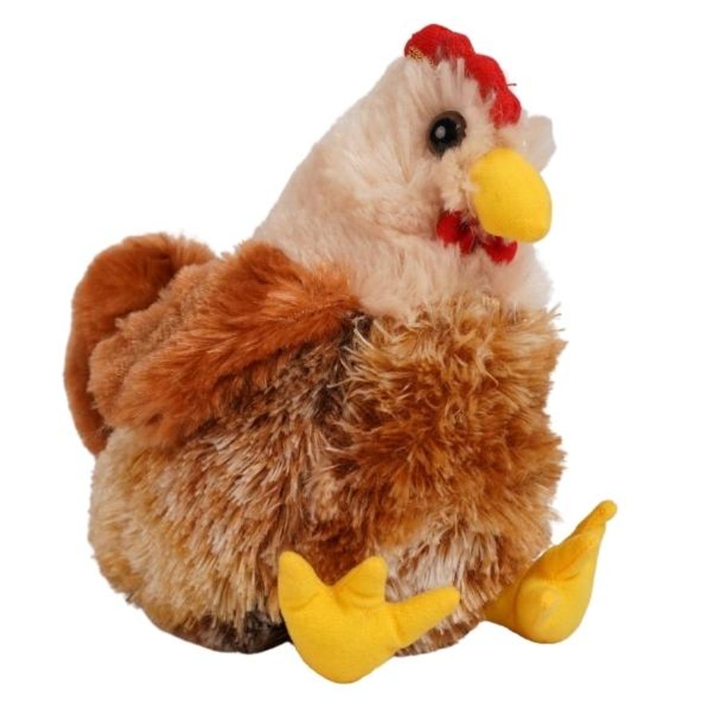 Kuscheltier kleines Huhn mit Sound 20cm Henne Plüschhuhn Produktbild 