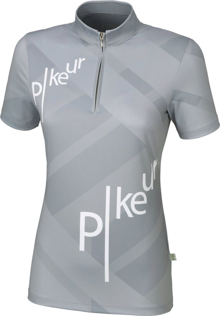 PIKEUR JEANY Damen Stehkragenshirt moongrey Sportswear Collection 2023, Größe:46