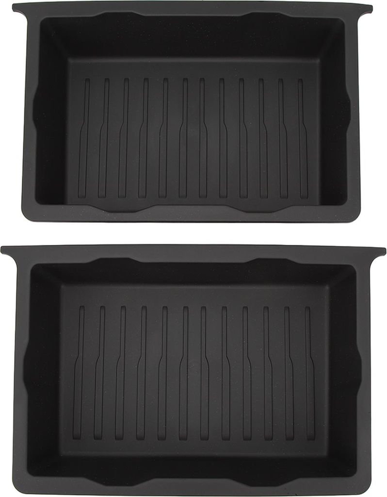 2 PCs unter Sitzplatzlagerbox Untersesse -Organizer -Container -Tablett Ersatz für Tesla Modell Y 2020-2023