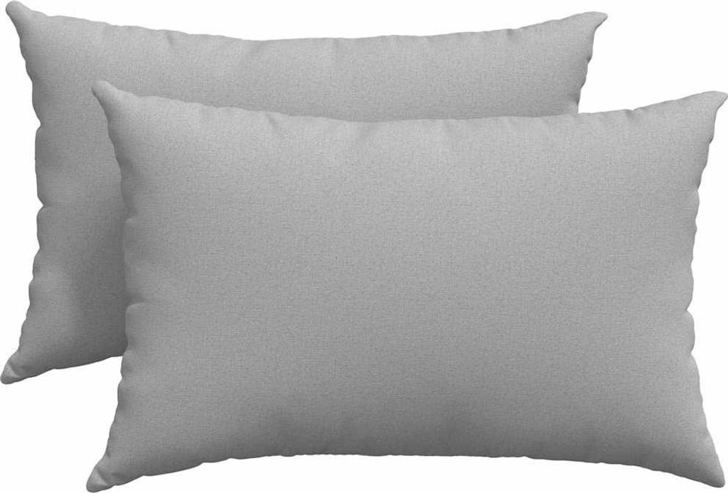 vidaXL Sofakissen 2 pcs Wolkengrau 60 x 40 cm Stoff
