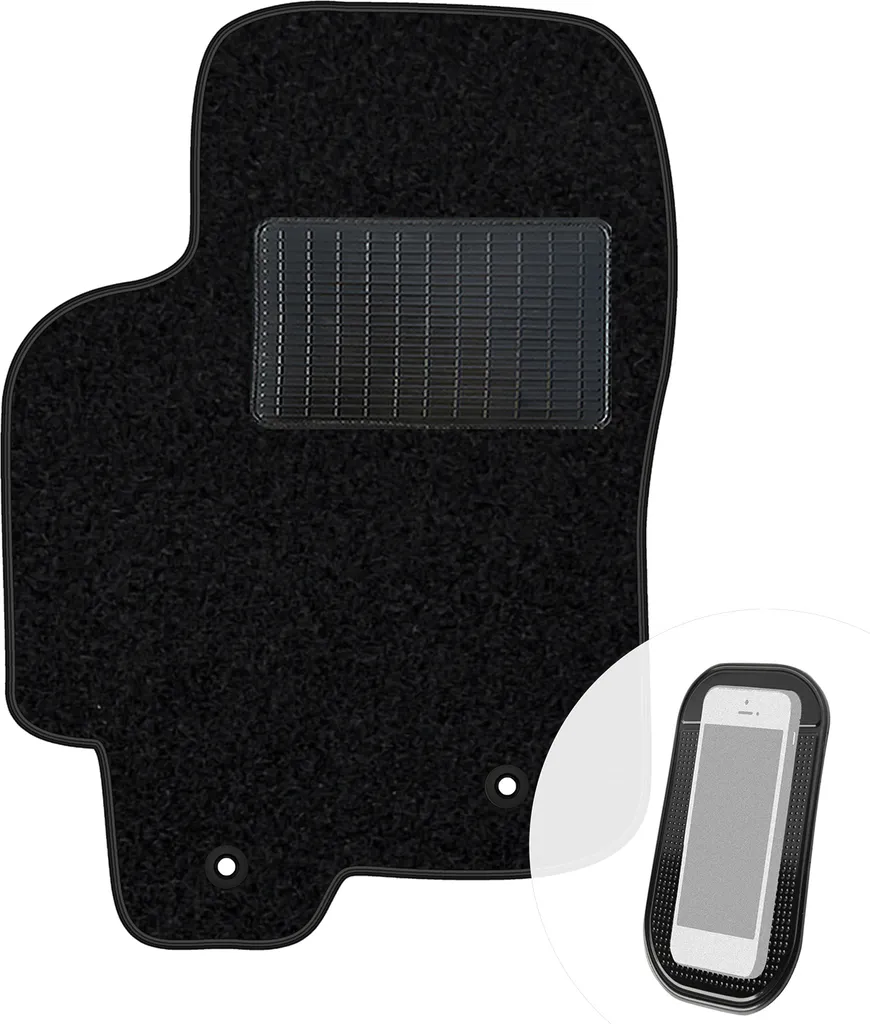 Tappetino Conducente Jaguar XJ 2009-2019 Ricambio Velours Nero