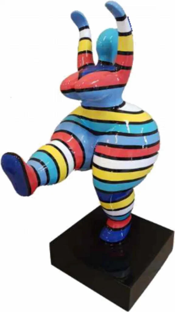 Figurine Décorative Nana Style Pop Art 50cm pour Jardin et Intérieur