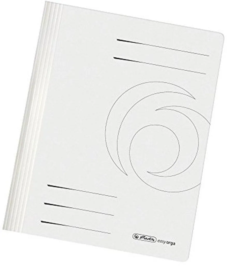 Classeur A4 blanc 2 anneaux en carton 240g - Lot économique 25