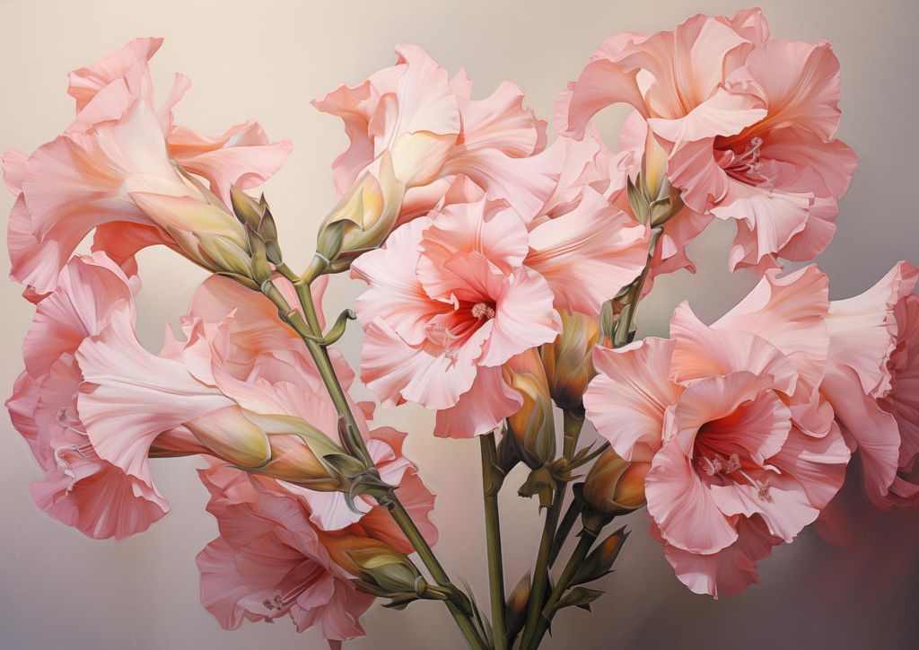 Plakat 29,7x21cm Blumen-Symphonie