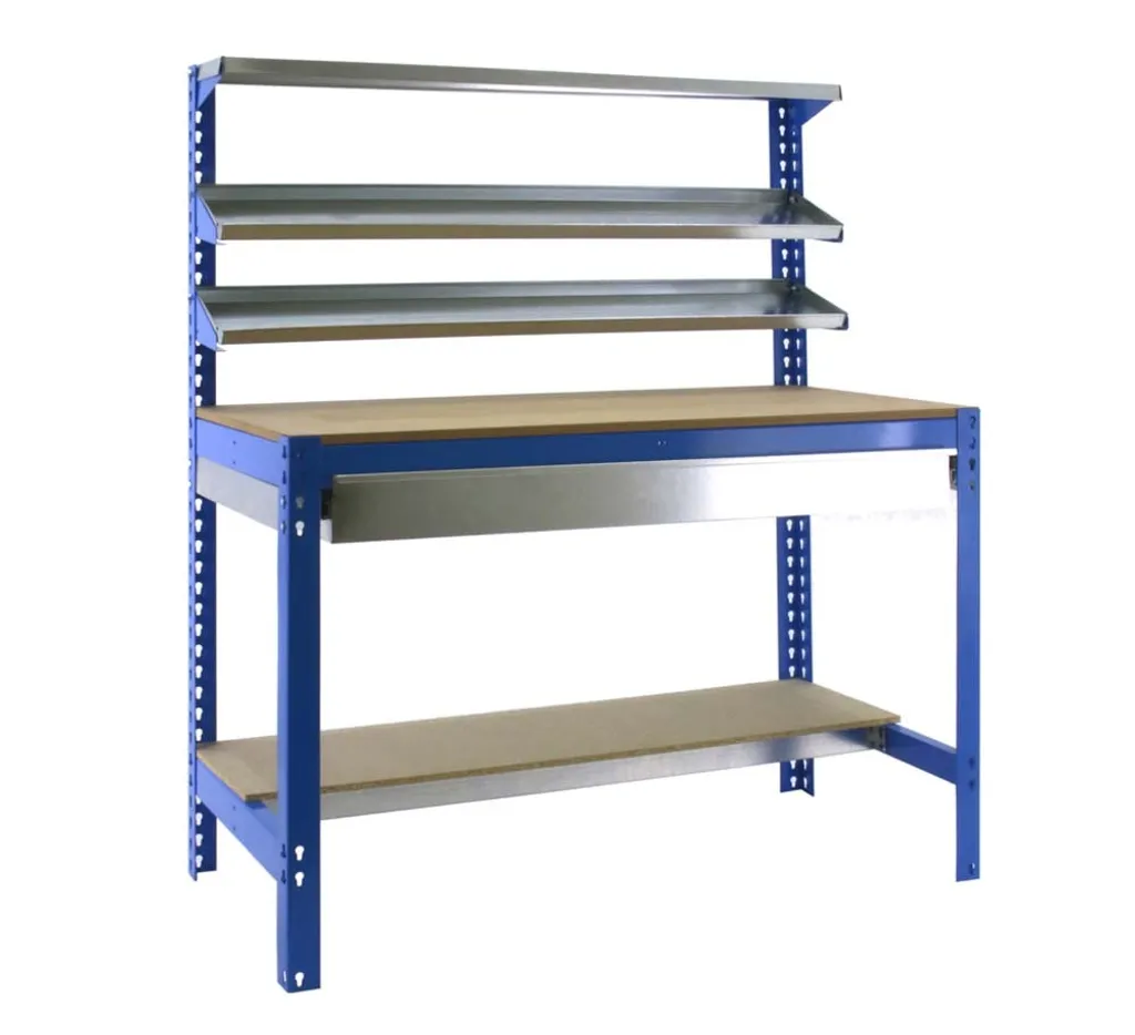 Établi de garage professionnel Simonrack 121cm pour rangement outils