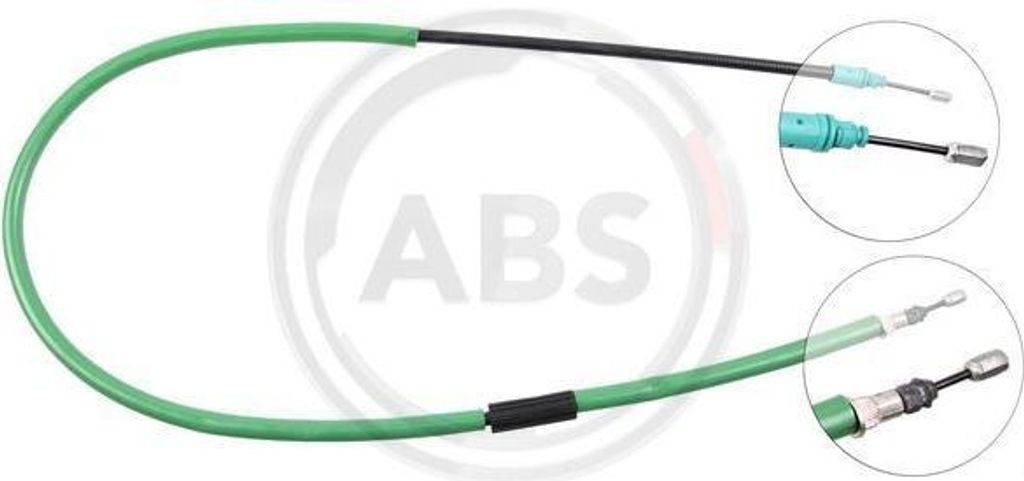 A.B.S. K18998 Seilzug, Handbremse OE 8200270181 kompatibel mit Modus, Clio