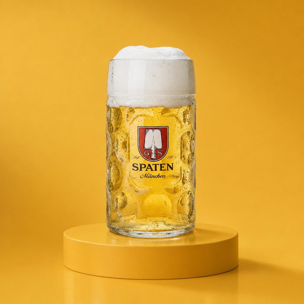 Spaten Bierkrug Maßkrug 1,0l Henkelgläser Humpen Seidel Produktbild 